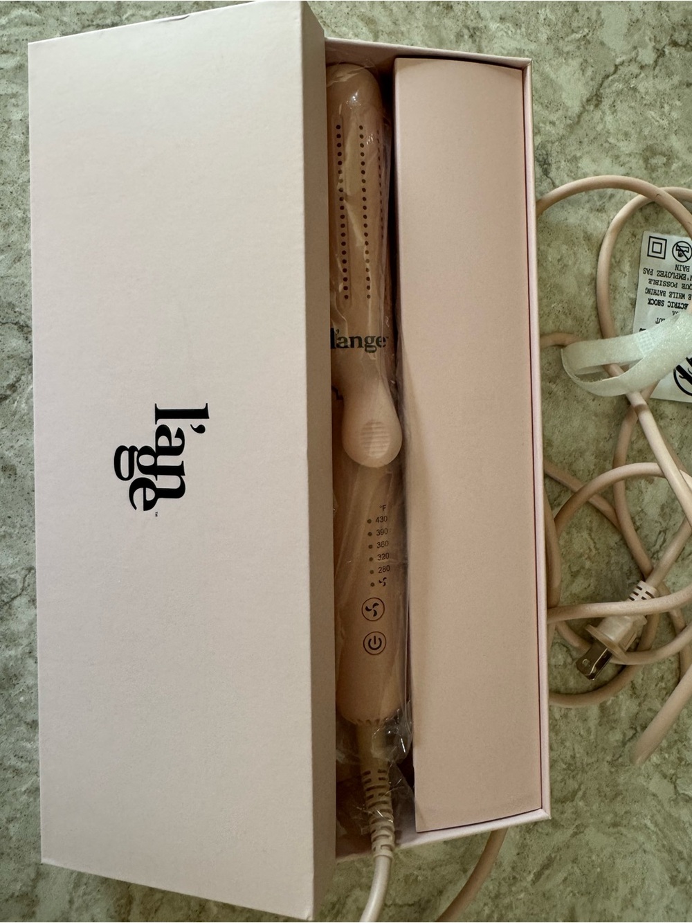 L’ange Le Duo 360° Airflow Styler Hair Straightener & Curler | Blush Pink | EUC - Picture 2 of 7